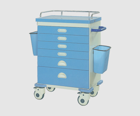 anesthesia-cart-trolley Anesthesia Cart / Trolley, high-quality medical furniture designed to provide efficient and organized storage and transportation of anesthesia supplies and equipment, featuring durable construction, customizable design options, and advanced features for enhanced patient safety, from Medisurge, a trusted provider of high-quality medical equipment and supplies in Malawi.