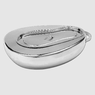 Durable and hygienic bed pans made of high-quality stainless steel (SS) from Medisurge, designed for use in hospitals, clinics, and healthcare facilities, featuring a rust-resistant and easy-to-clean design for efficient patient care and infection control.