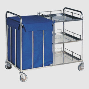Dirty Linen / Waste Trolley, high-quality medical furniture designed to provide efficient and hygienic transportation of soiled linens and waste, featuring durable construction, leak-resistant design, and customizable design options, from Medisurge, a trusted provider of high-quality medical equipment and supplies in Malawi.