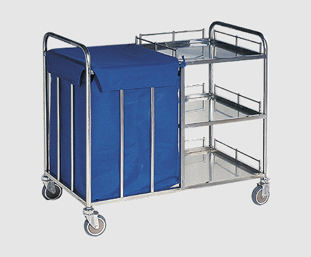 dirty-linen-waste-trolley Dirty Linen / Waste Trolley, high-quality medical furniture designed to provide efficient and hygienic transportation of soiled linens and waste, featuring durable construction, leak-resistant design, and customizable design options, from Medisurge, a trusted provider of high-quality medical equipment and supplies in Malawi.