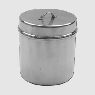 High-quality dressing jars and drums designed for use in hospitals, clinics, and healthcare facilities, featuring a durable and easy-to-clean design for efficient patient care and infection control.