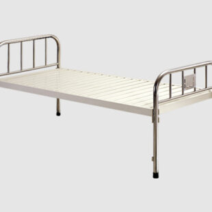Basic and affordable hospital beds designed for general patient care, featuring a sturdy steel frame, comfortable mattress, and easy-to-clean design, from Medisurge, a trusted provider of high-quality medical equipment and supplies in Malawi.