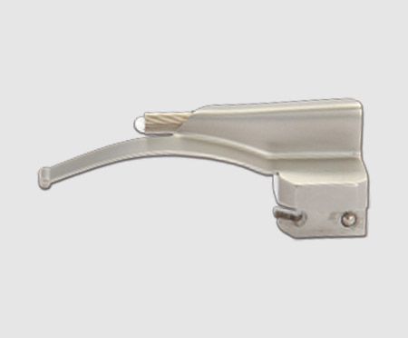 macintosh-type-curved-laryngoscope-blades-satindull-finish Macintosh Type Curved Laryngoscope Blades with a satin/dull finish, designed for optimal visualization and intubation of the trachea, featuring a curved shape and ergonomic design, from Medisurge, a trusted provider of medical and laboratory supplies in Malawi.
