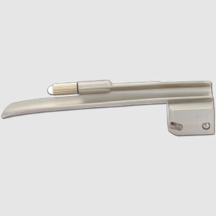 Miller Type Straight Laryngoscope Blades with a satin/dull finish, designed for optimal visualization and intubation of the trachea, featuring a straight shape and ergonomic design, from Medisurge, a trusted provider of medical and laboratory supplies in Malawi.
